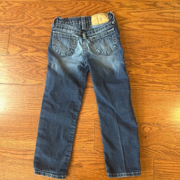 True Religion Y2K Little Girls Size 5 Lya Style Straight Leg Adjustable Waist - Picture 10 of 16